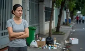 Hàng xóm xả rác sang nhà tôi và bắt nạt người ở thuê